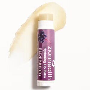 🌈4/$20 NEW ZION HEALTH Elderberry Hydrating Lip Balm Full Size 4.25g